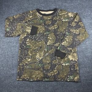 Vintage 90s Master Sportsman Realtree Camo‎ Long Sleeve Shirt Size Large Men's